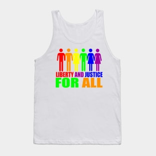 LIBERTY AND JUSTICE FOR ALL Tank Top